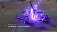 Cyno's Elemental Skill during Burst mode (Image via HoYoverse)